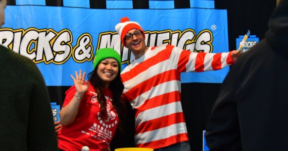 Matt and Charity Morningstar, owners of Bricks and Minifigs Federal Way at the annual Federal Way Community Center Trunk or Treat. Photo by Bruce Honda