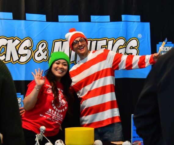 Matt and Charity Morningstar, owners of Bricks and Minifigs Federal Way at the annual Federal Way Community Center Trunk or Treat. Photo by Bruce Honda