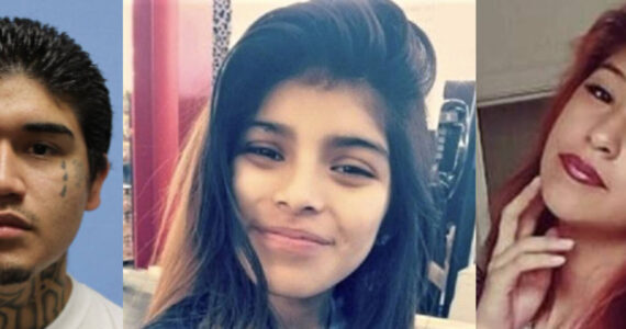 Left to right: Montero’s mugshot and photos of Juarez and Cortez from the National Gun Violence Memorial.