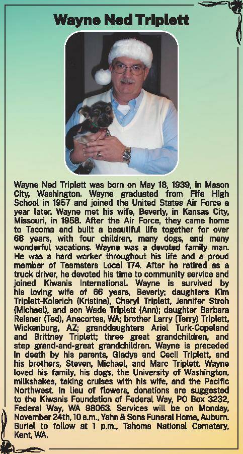 Wayne Triplett | Obituary