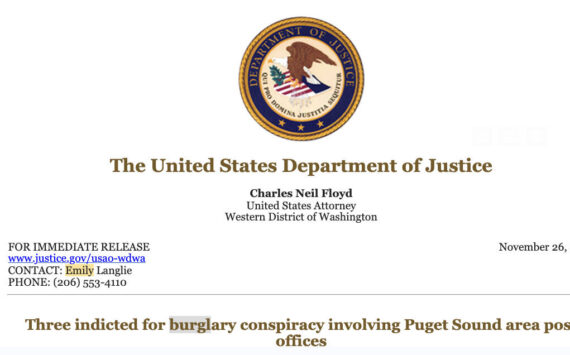 Screenshot of the press release.