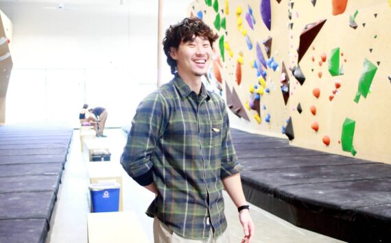 Founder Seung Park graduated from Todd Beamer High School and chose to open Climb NORA in Federal Way to share the sport and community he loves with the city he grew up in. Photo by Keelin Everly-Lang / the Mirror.