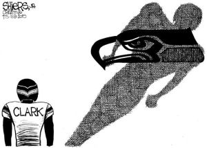 Clark casts a shadow over the Seahawks