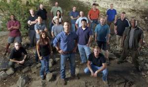 Federal Way Police Cmdr. Kyle Sumpter is a contestant on The History Channel's 'Top Shot.' Sumpter is in the back row in the blue shirt.