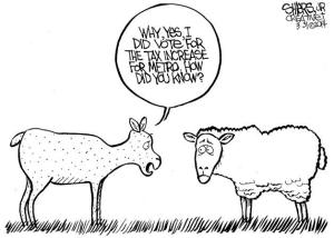 Voting for the Metro tax increase