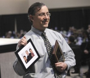 Federal Way resident Pete Gonzales received the Mentor of the Year Award for his volunteer efforts to help Michael Velazquez and Jonathan Reyes
