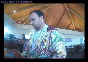 Police seek the public's help in locating a suspect that entered the Sterling Savings bank