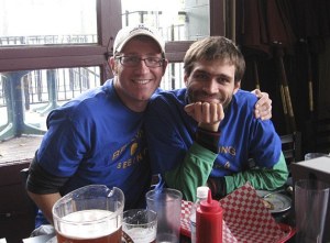 James and Matt Hoag are participating in VisionWalk 5k on Oct. 20. The event raises funds for research for retinal diseases.