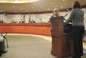 Diana Noble-Gulliford was sworn-in as one of two new members of the Federal Way City Council last weekend at City Hall.