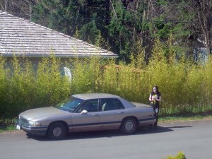 Carla Ackley posted photos of the alleged burglar at her blog