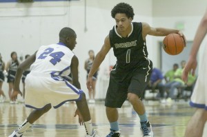 Todd Beamer guard Roosevelt Jones finished with 24 points during a 71-59 loss to Federal Way Tuesday night in the opening round of the West Central District Tournament at Federal Way.