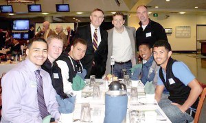 Todd Beamer High School Head Coach Darren McKay and his players