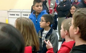 Federal Way Rotarians and volunteers met up with 45 students from several local elementary schools at the Walmart on 312th Street to take them shopping for Christmas in 2012. The club's Christmas shopping program was instituted 20 years ago.