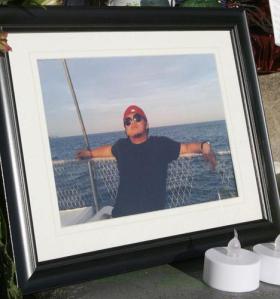 Several items were left at a roadside memorial for 21-year-old Emmanuel Franco of Federal Way. Franco died Dec. 29 after his vehicle was struck by a vehicle driven by Lagrant Darnell Pegram