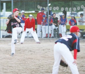 Federal Way National Little League's Tommy Davis throws a pitch during a game. National finished second at the 2011 9/10 State Tournament to Mercer Island Monday at Hartman Park in Redmond with an 8-5 loss in the title game.