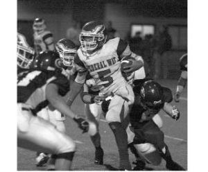 (Top) Federal Way High School running back Andre Barrington totaled 13 touchdowns and over 1