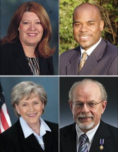 Clockwise from top: Katrina Asay