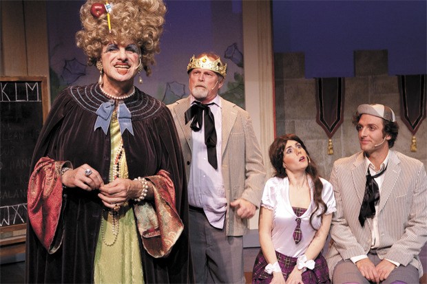 Centerstage Theatre presents Paul Hendy’s “Sleeping Beauty.” Pictured: Roger Curtis as Nurse Nellie