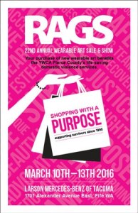 The RAGS Wearable Art Show and Sale will take place March 10-13 at the Larson Mercedes-Benz of Tacoma.