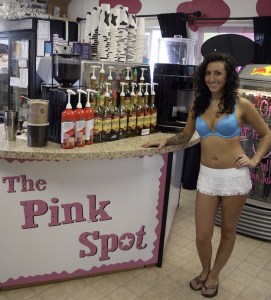 Pink Spot Cafe barista Rae Wall