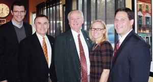 Pictured left to right: State Sen. Joe Fain
