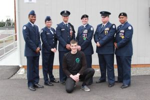 Federal Way High School's Air Force Junior Reserve Officer Training Corps CyberPatriot team recently attended a cyber defense competition at Highline College.