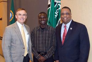 Pictured left to right: King County Councilmember Pete von Reichbauer