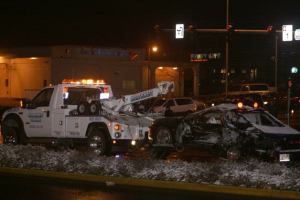 A two-vehicle collision at South 320th Street and Pacific Highway South early Wednesday morning resulted in the death of a 21 year old Federal Way man who was driving an Acura.
