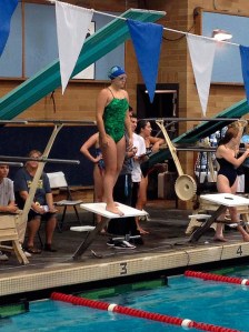 Todd Beamer High School junior Morgan Vance competes at  a match before league recently