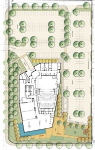 The 85 percent design of the Performing Arts and Events Center.