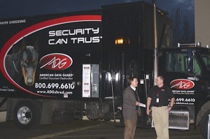 American Data Guard provided document shredding at a recent town hall in Auburn that was hosted by King County Councilman Pete von Reichbauer.