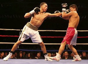 Junior lightweight sensation Joel Diaz kept his perfect record intact following an impressive fifth round stoppage of title contender Emmanuel “The Butcher” Lucero on June 2 at the Emerald Queen Casino in Tacoma.