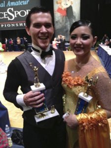 Jordan Evans and Hannah Gasinski