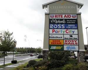 Celebration Center is located at the southwest corner of S. 320th Street and Pacific Highway in Federal Way.