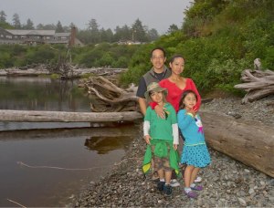 Doug Barker stands with his wife