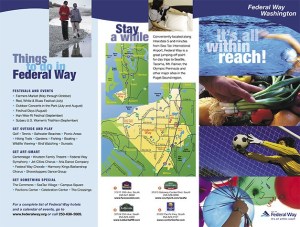 A city brochure with the tagline 'It's all within reach.'
