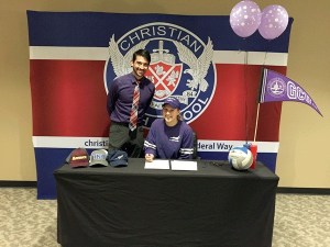 Katrice Pond signs her National Letter of Intent to play for Grand Canyon University.