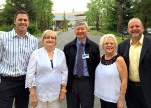 Federal Way Public Schools Board of Directors from left: Directors Danny Peterson