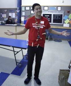 The Advancing Leadership Youth Class of 2013 participated in activities such as a clothespin game that demonstrated the psychological impact of bullying.