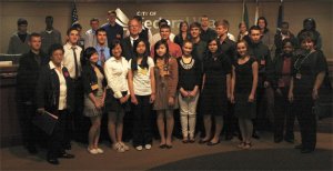 A group of refugee students visited Federal Way City Hall on Thursday morning. The students are part of Federal Way Public Schools English Language Learners program. They are participating in a Summer Exploration Program