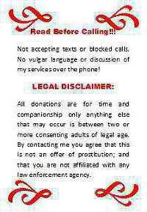This disclaimer appears on an ad for a Federal Way  area escort on Backpage.com