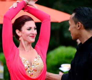 Dancers entertain during FUSION's recent benefit fundraiser at Dumas Bay.