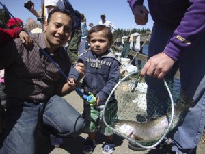 The 25th annual Hooked on Fishing derby will run 7 a.m. to 12:30 p.m. June 2 at Steel Lake Park in Federal Way.