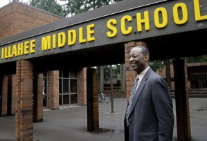 Jerry Warren was named the top assistant principal in the state for 2011 by the Association of Washington School Principals for his work at Federal Way High School. He was notified about his winning the award last year