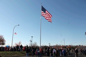 Federal Way's flag on South 320th Street