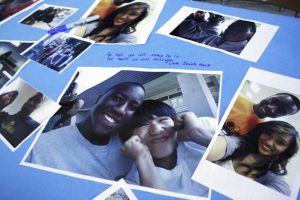 As seen at Federal Way High School in memory of Tope Akinlosotu