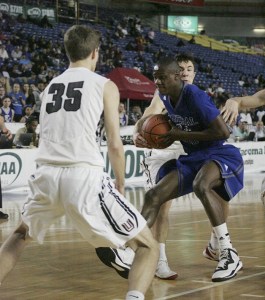 First half at 4A state boys basketball tournament