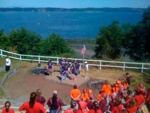 Camp Kilworth in Federal Way is temporarily closed due to an eroding cliff edge near the camp lodge and fire pit.