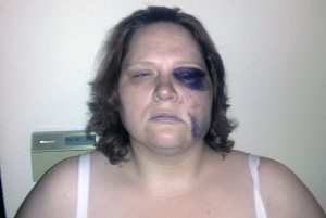 Megan Graham after her release from jail last week.