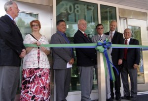 At the 2011 ribbon cutting for the SCORE jail